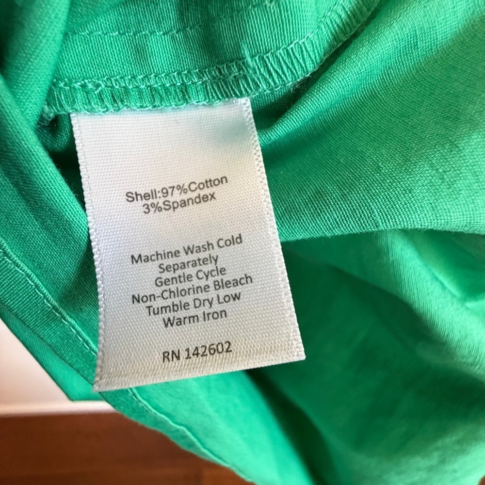Sail to Sable Color Block Navy Green Shift Dress Size Medium - Picture 5 of 9